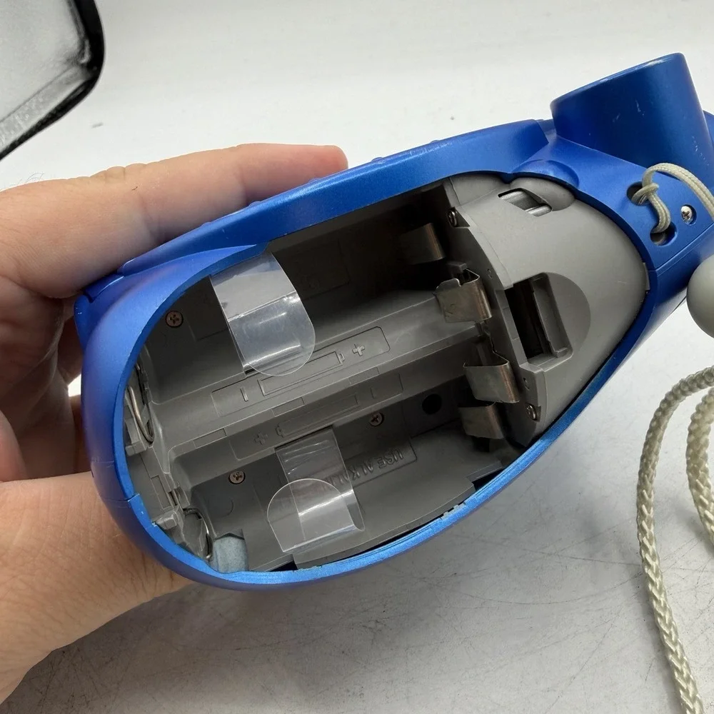 Polaroid 300 Instant Film Camera Blue w/ Strap - Tested & Working